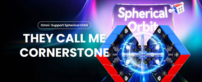 GAN V100 Maglev 3x3x3 Speed Cube UV Coated